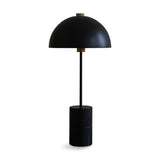 Handvärk Bordlampe, Studio Table Lamp, Sort og Messing - H52xØ25