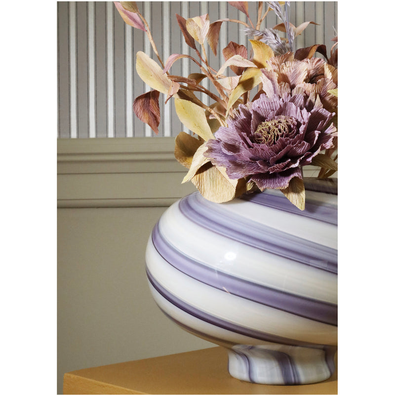 Eden Outcast Twirl Vase Purple Ø.27xH.19