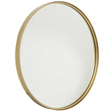 Nordal spejl med guldfinish Ø.80cm
