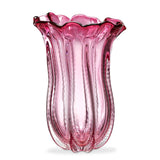 Eichholtz Vase Pink Ø.25XH.35