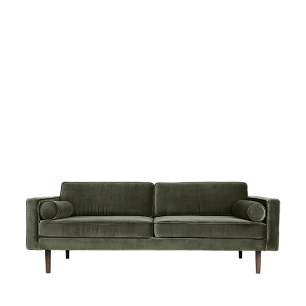 Broste Copenhagen Grape Leaf 'Wind' sofa i velour 200xH.74