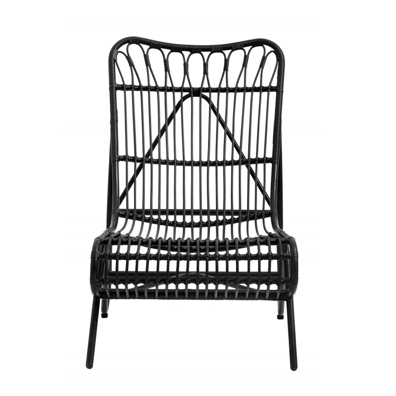 Nordal Lænestol, Garden Launge Chair, Sort