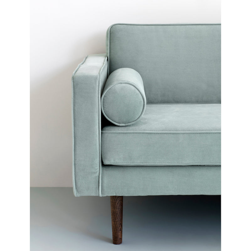 Broste Copenhagen mosgrøn 'Wind' sofa i velour 200xH.74