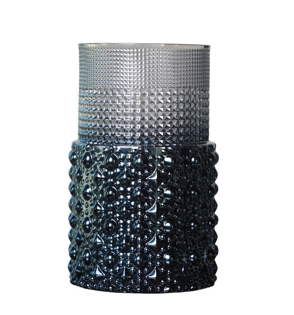 Specktrum Vase Scarlett Grey/Black Ø.15xH.25